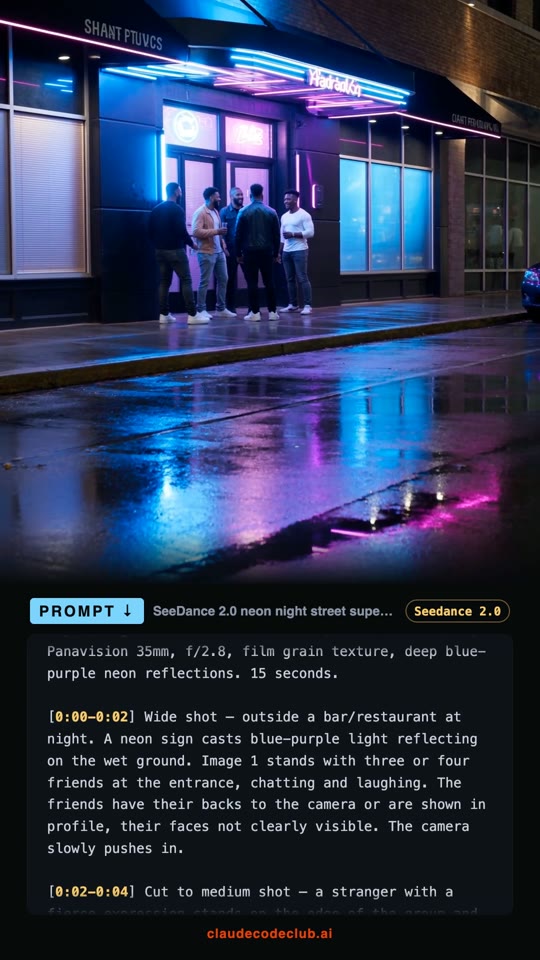 Neon Street Superhero Bottle Catch, made with Seedance 2.0